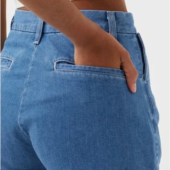 LEVI'S Made & Crafted Japanese High Wasted Mom Trouser Jean Shorts Sz 33 NWT - Picture 5 of 12